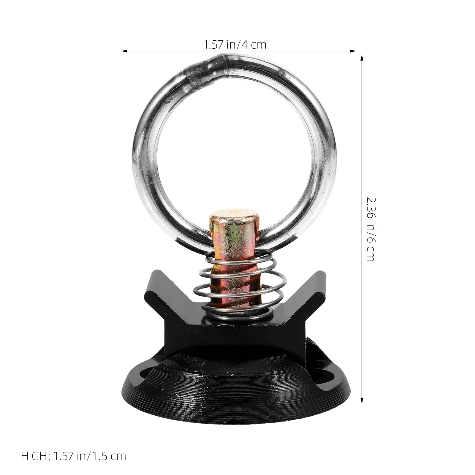 

Heavy Duty Ring Fitting L Rail Ring For Rv Truck Camper Cargo Tie Down Accessories Metal Track Hook Fittings Outdoor