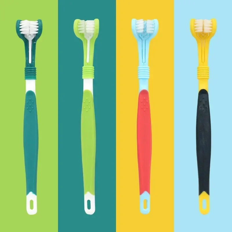 3-Sided Pet Toothbrush for Dogs & Cats – Tartar Remover — detail image 15