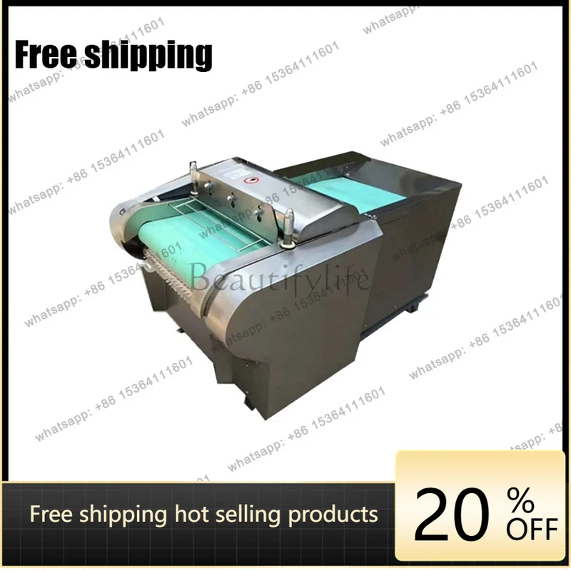 Multifunctional automatic vegetable cutting machine, hotel back kitchen potato and radish dicing equipment