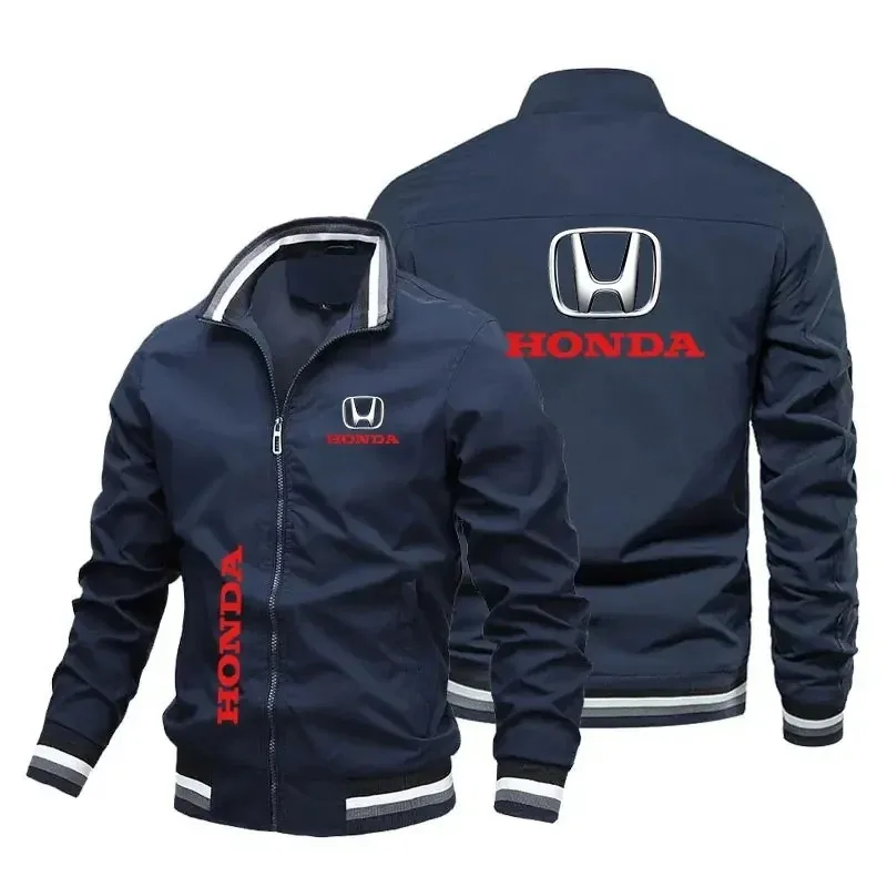 Jaqueta masculina Honda equipe de corrida