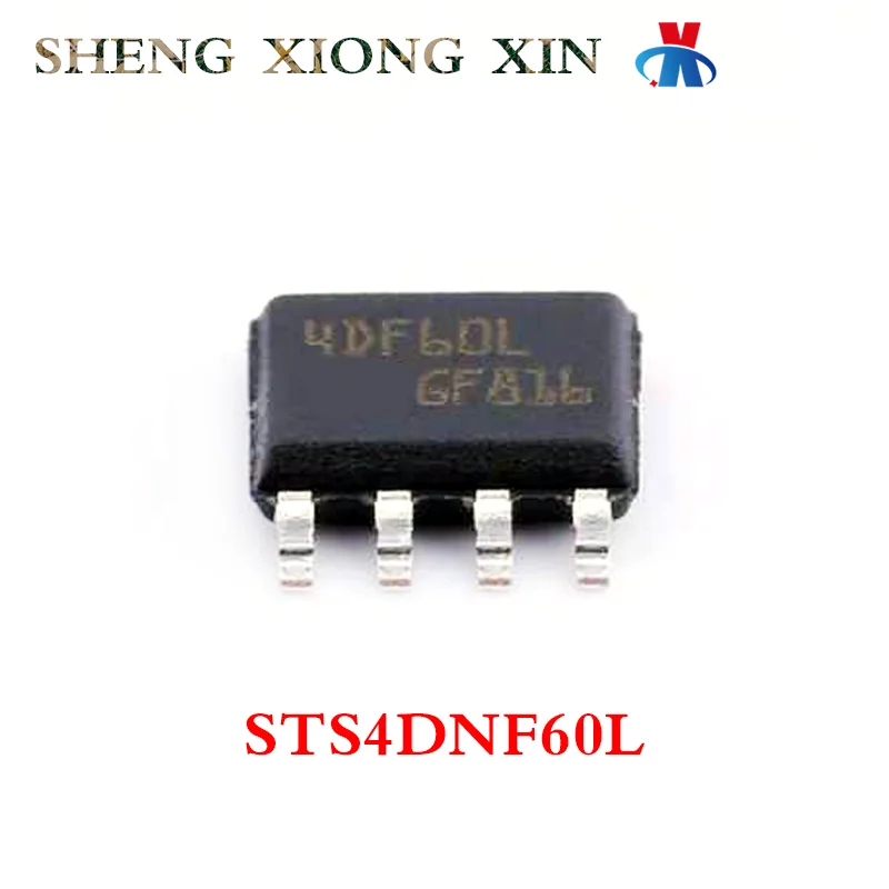 10pcs/Lot 100% New STS4DNF60L SOP-8 Field Effect Tube 4DNF60L Integrated Circuit