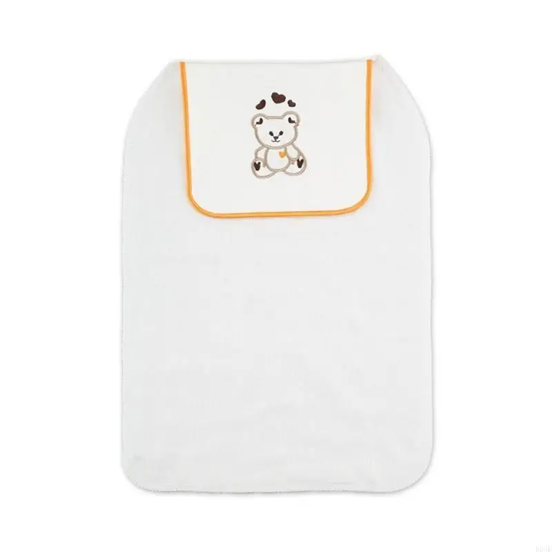 

E06F 4 Layer Back Towels Sweat Towel for Newborn Perspiration Absorption Cotton Towel