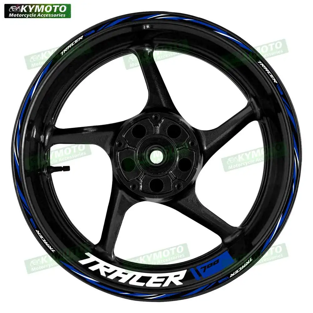 لياماها TRACER700 الراسم 700 عجلة دراجة نارية عاكسة ملصق 17 بوصة حافة شريط ملصق على الطرق الوعرة هدية الملحقات