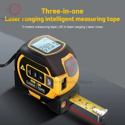 40m High Precision Laser Distance Meter Rangefinder  3 In 1 Digital Tape Measur Surveying Equipment Tape Measur Retractable Tape