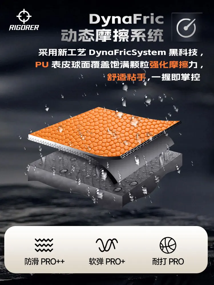 Баскетбольный мяч RIGORER RG600X, игровой мяч для взрослых, размер 7, тренировка в помещении и на открытом воздухе, ощущение премиум-класса, баскетбольный мяч для соревнований No 7,