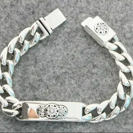 

S925 чистое серебро панк телесного цвета серебро шестиконечная звезда браслет корейская версия браслет тайское серебро модный бренд серебряные ювелирные изделия бюстгальтер