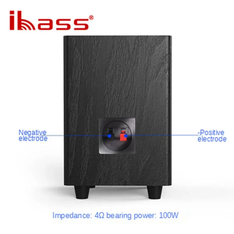 Imagem -04 - Ibass Home Theater Madeira Super Bass Speaker 6.5 100w Grande Horn Subwoofer Passivo Adequado para Amplificador de Entrada sw Alto-falantes do Carro