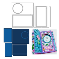 2023 Pop Up Frame Small Album Additions Bohemian Days Collection Cutting Dies Scrapbooking Accessories Frame Card Craft