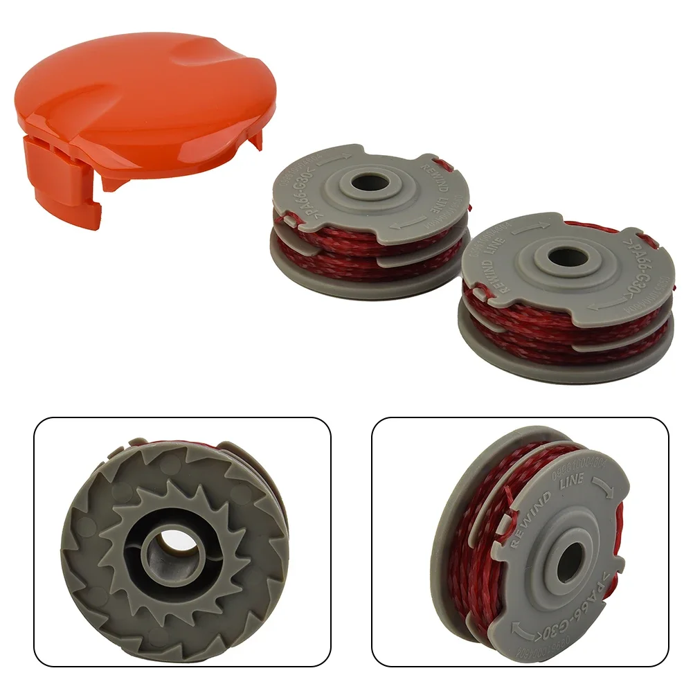Accessories Line Spool Double Autofeed For Flymo Replacement Spare Parts Spool Cap Cover High Quality Practical