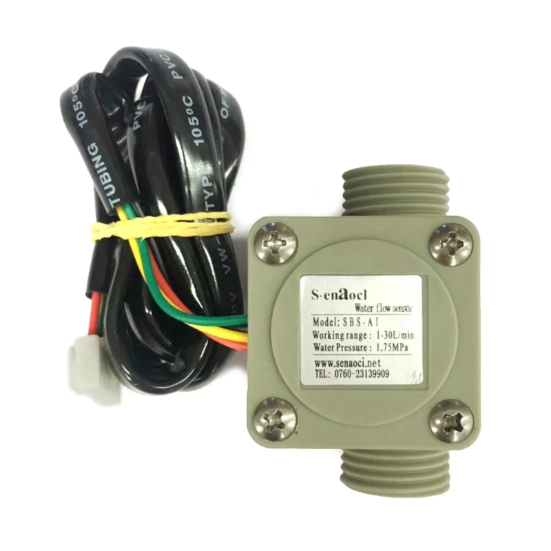 DN15 1-30L/min Water 20mm Flowmeter Counter Water Controller Switches for Irrigation Industry