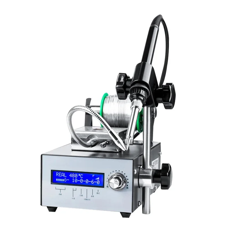 New Semi-automatic Foot-operated Solder Machine 75w Soldering Station Electric Welding Iron LED Digital Soldering Iron