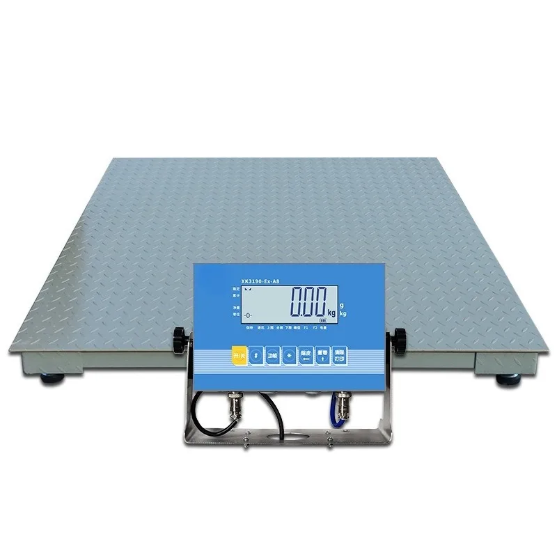 

Flameproof floor scale, analog signal electronic scale