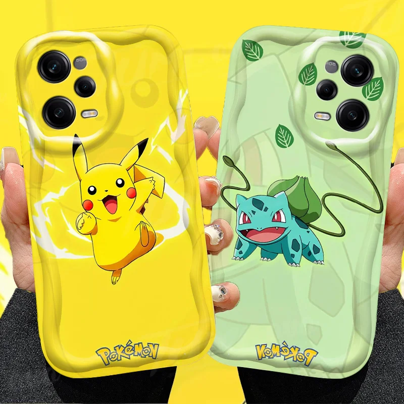 Pokemon Pikachu Charizard TPU Case For Xiaomi Redmi Note 13 12 11 Pro Plus 4G 5G 12S 11S 10 10S 9 9S 8 13C 12C 10C Turbo 3 Cover