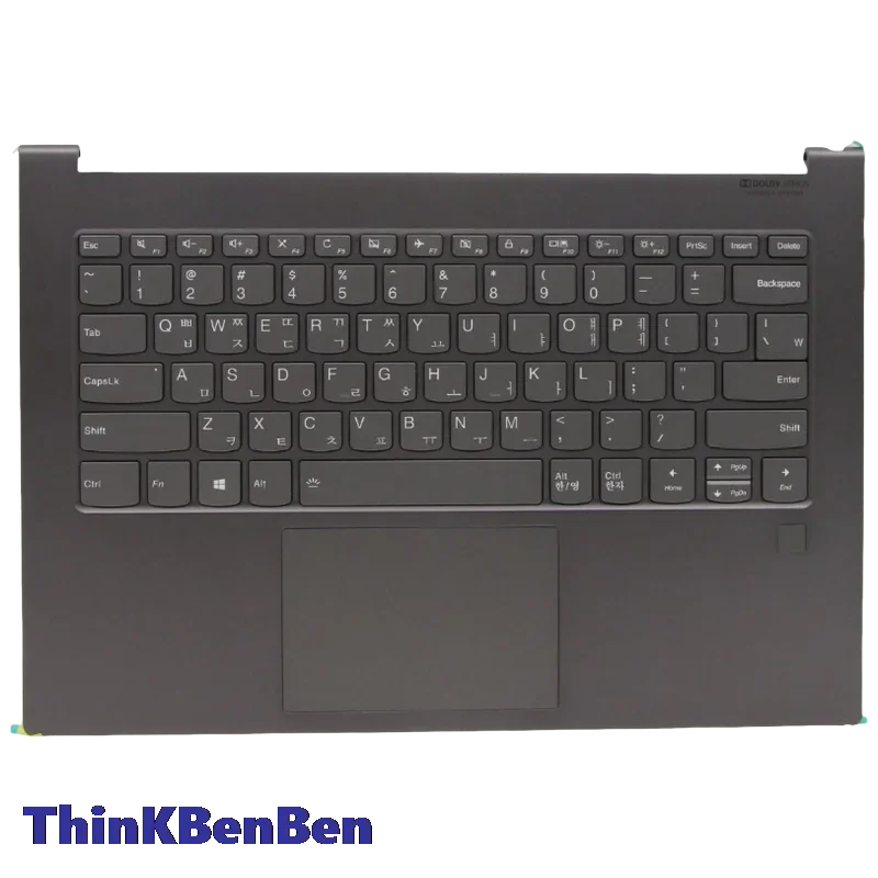 

KR Korean Iron Gray Keyboard Upper Case Palmrest Shell Cover For Lenovo YOGA C930 13 13IKB 5CB0S72615