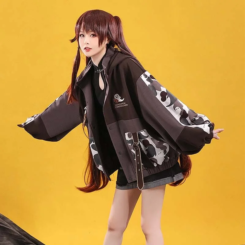 Three part delusional walnut daily coat Genshin Impact cos dress women's costume animation cosplay anime c dress female comrade