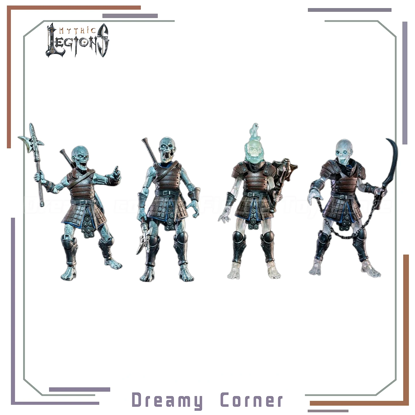 

【В наличии】Оригинальные четыре всадника Studios Mythic Legions Undead Builder Pack 1/12 Фигурки Модель Коллекция игрушек