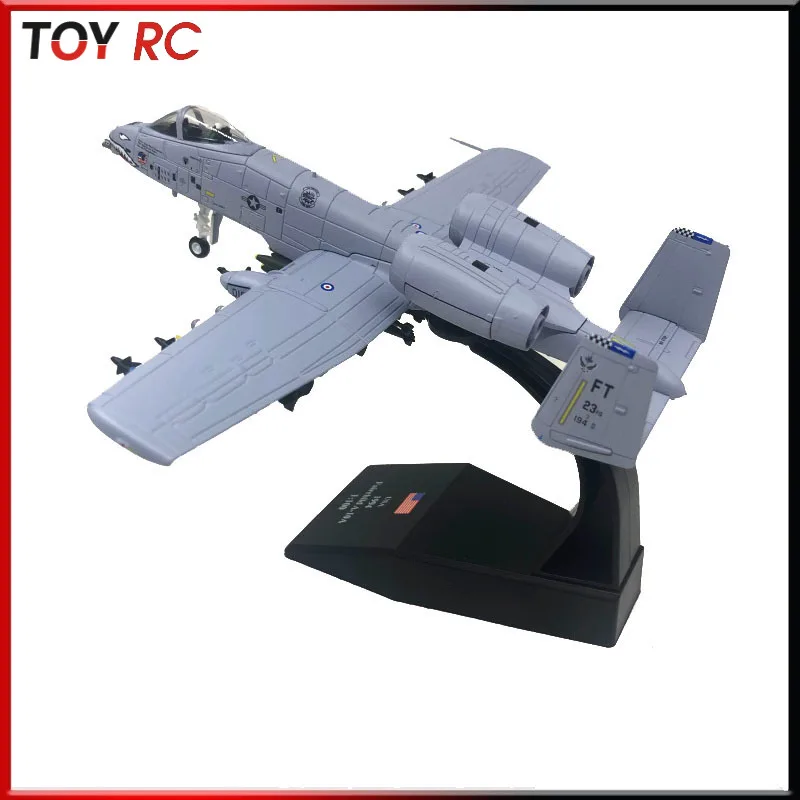 1/100 Scale Us A-10 A10 Thunderbolt Ii Warthog Attack Plane Fighter Diecast Model Toy For Children Boys