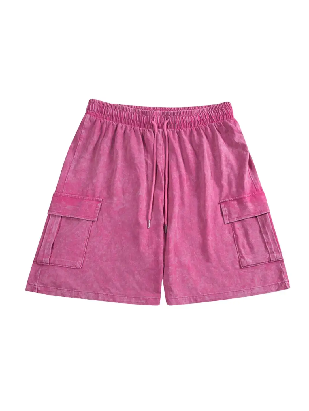 2025 جديد غسلها بلون تي شيرت مجموعة العصرية الشارع ممزق قصيرة الأكمام الكلاسيكية متعدد الألوان القطن السراويل فضفاضة الرياضة البدلة