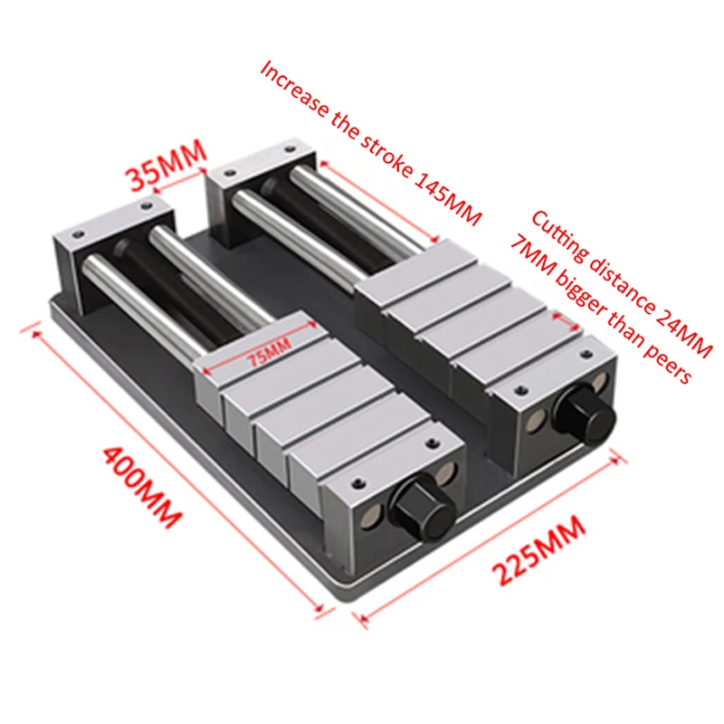 Bench Vise CNC Batch Multi-station Copper Male Fixture Flat Jaw Machining Center High Precision Computerized Grinder