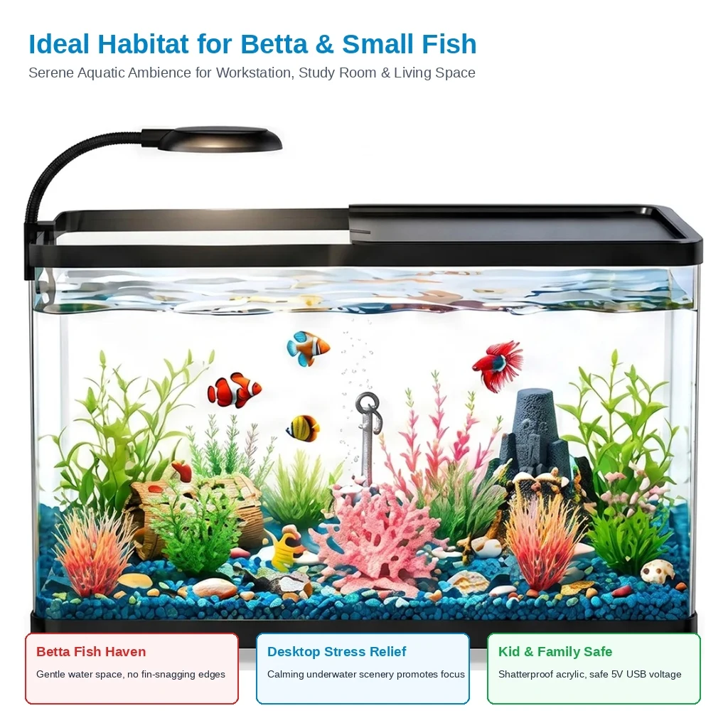 Thumbnail 3 - #34 Best Desktop Fish Bowls to Buy In 2026