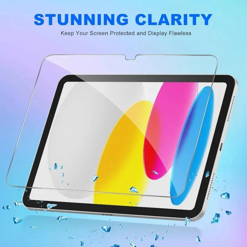 Para ipad a16 11th 2025 protetores de tela de vidro temperado inquebrável para ipad 11th 10th air 11 11 polegadas 13 13 polegadas película protetora