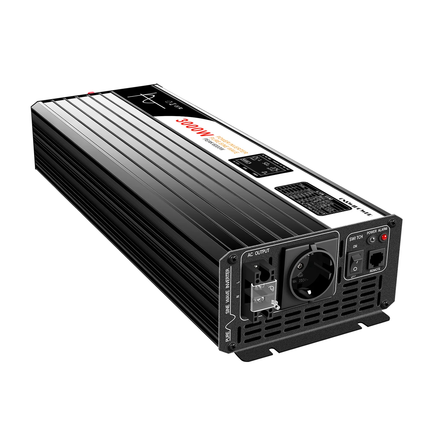 CNSWIPOWER 3000W Zuivere Sinus Inverter DC 12V/24V/48V naar AC 230V Draagbare Power Inverter voor Thuis, Camper, Kamperen en Noodgebruik - afbeelding 2