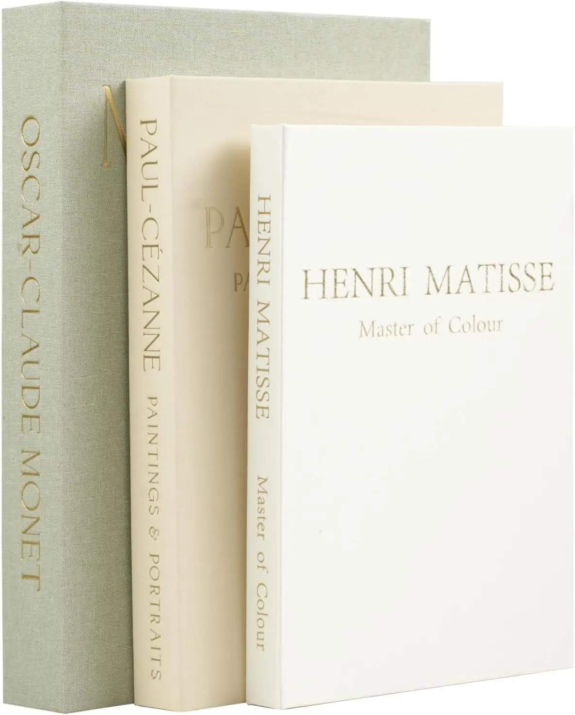 

Set of 3 Vintage Fake Books for Home Decor, Mini Aesthetic Book Set for Coffee Table & Shelf (Mint Green)