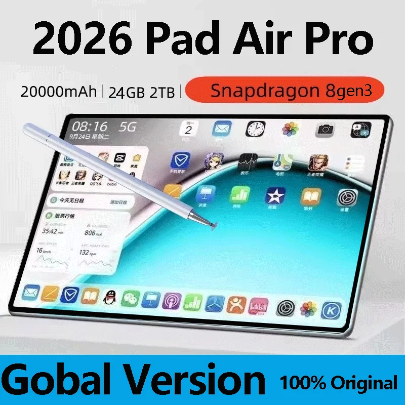 �y�Z�[�����ziPad Air Pro 11�C���` �O���[�o���� �����^�u���b�gPC 24GB 2TB Android 16 4K HD 5G �f���A��SIM �r�f�I�ʘb WIFI HD�X�N���[�� �^�u���b�g