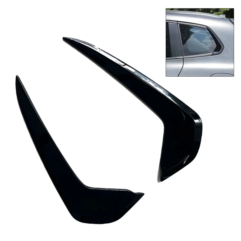 

Пара глянцевых черных декоративных наклеек-накладок на заднее стекло для Mazda CX50 2023-2024 из поликарбоната, простая установка