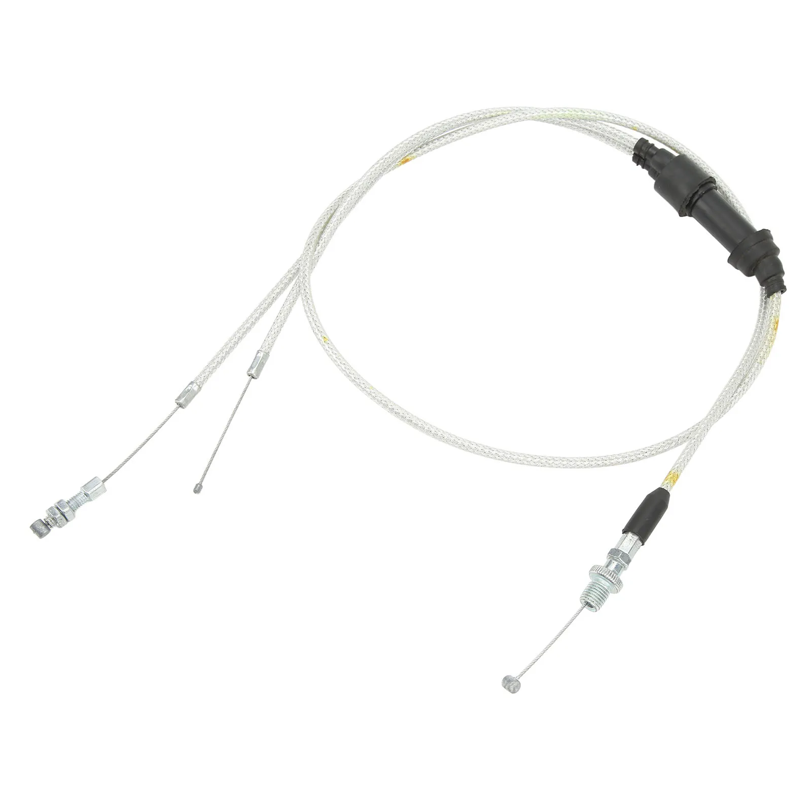 Motorcycle Dual Throttle Cable Better Performance High Strength for CG150CC 200CC 250CC Engine Accelerator Throttle Cable