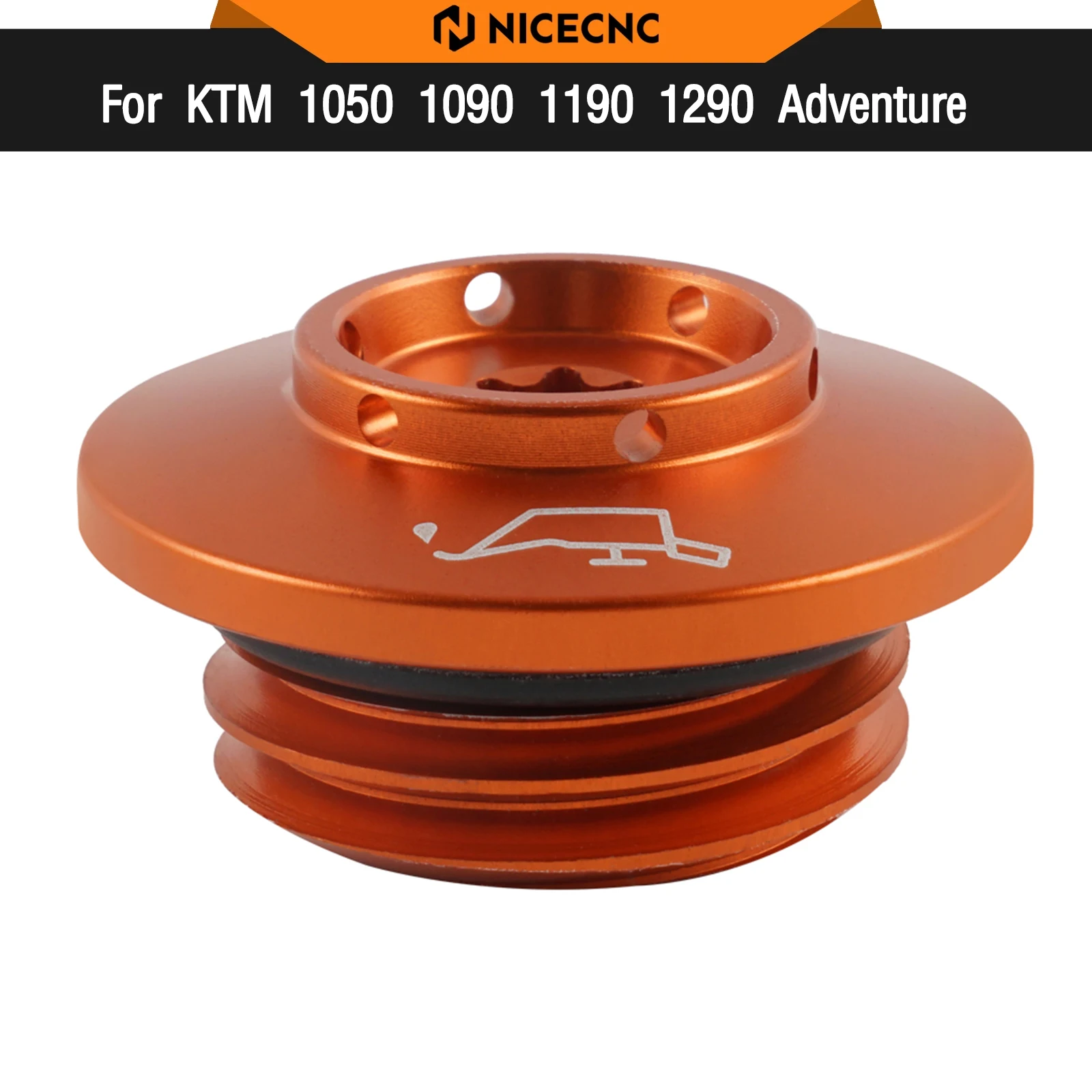 

For KTM 1050 1090 1190 1290 Adventure 2013-2024 2023 2022 2021 Engine Oil Filler Plug Cap Cover 1290 Super Adventure R S T