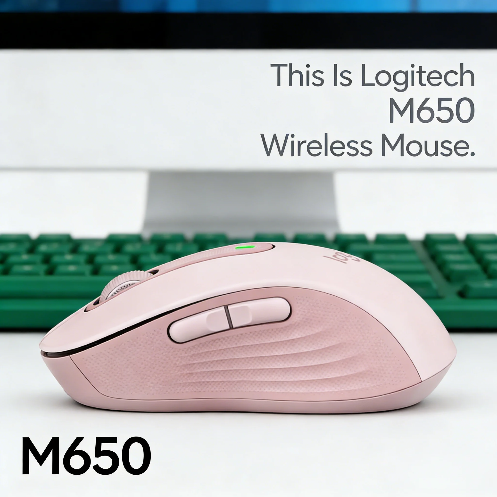 

Logitech M650/M650L Smart Scroll Travel Mouse - Glide Through Travel Itineraries