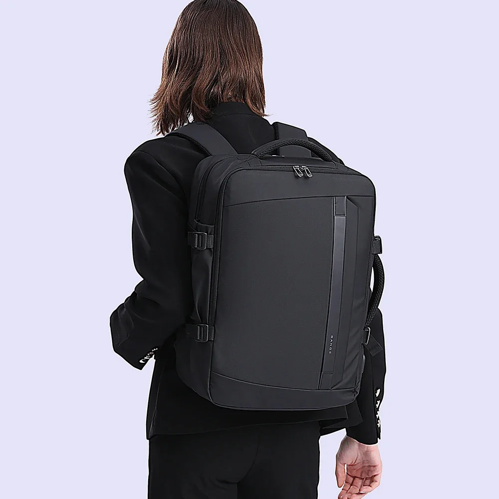 BANGE New Multifunctional USB Recharging Travel Backpack Men Business Waterproof School Bag Large Capacity 15.6 Laptop Backpacks