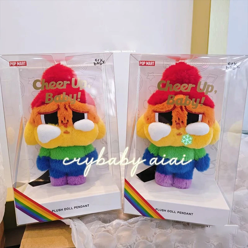 

Pop Mart 15cm Rainbow Cry Baby Pendant Blind Box Doll Toy Trend Doll Limited Products Home Decoration Birthday Gifts