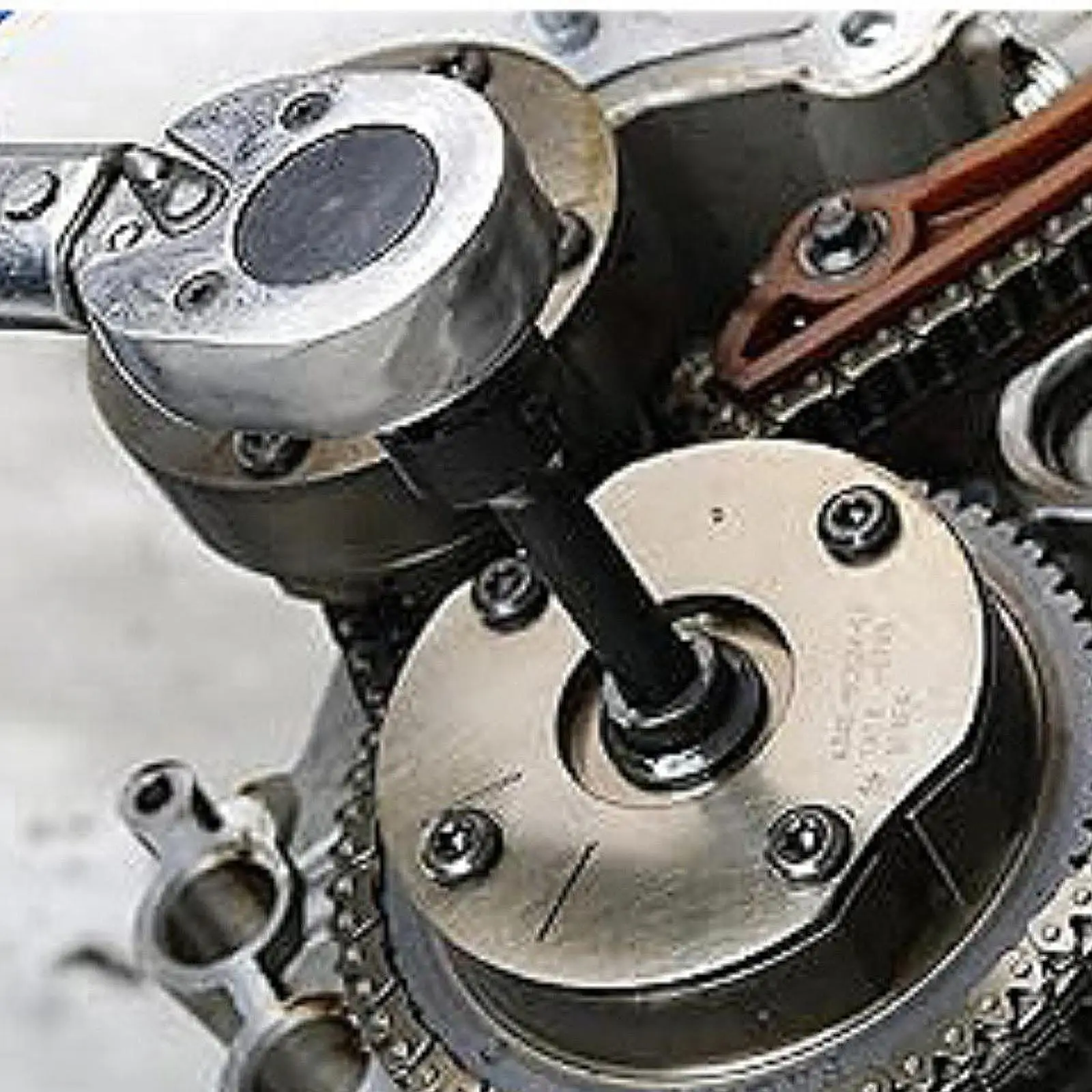 Kit de ferramentas de sincronização do motor, reparo de carros com caixa de armazenamento, ferramentas manuais de manutenção automática para interceptor policial flex fusion híbrido