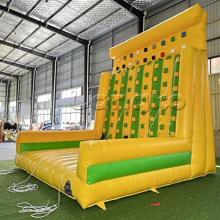 2024 new design commercial Kids Inflatable Rock Climbing Wall For Sport Game outdoor play