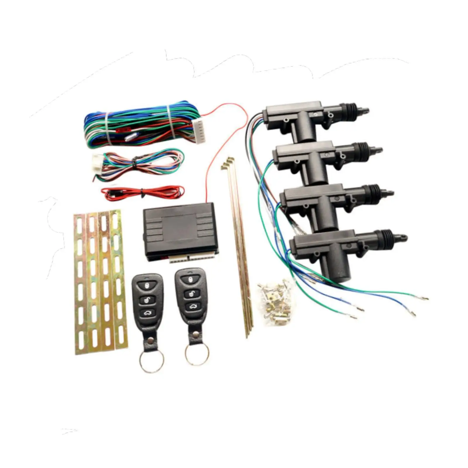 Keyless Door Locking Alarm System Remote Controller Kit 433mhz for Car Security and Easy Installation