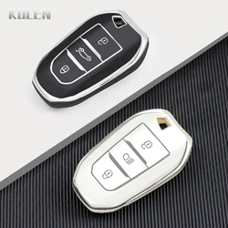 TPU Car Remote Key Case Cover Shell Fob For Peugeot 308 408 508 2008 3008 4008 5008 For Citroen C4 C6 C3-XR Picasso Grand DS DS5