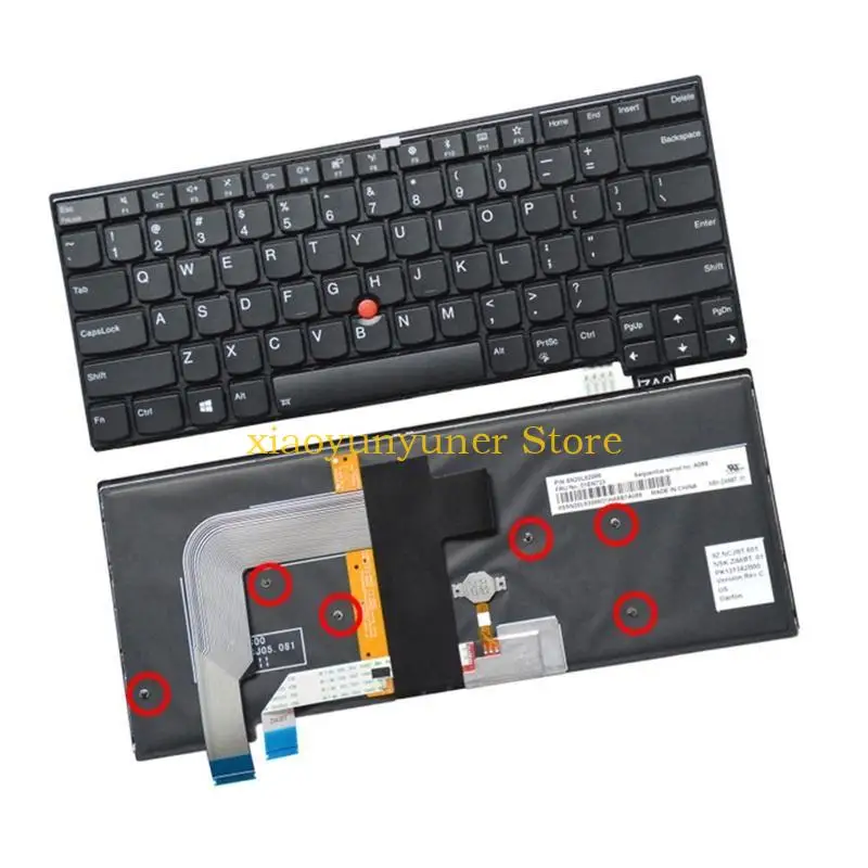 

P9JB Original English Laptop Keyboard with Backlit for ThinkPad 13 2nd New Black