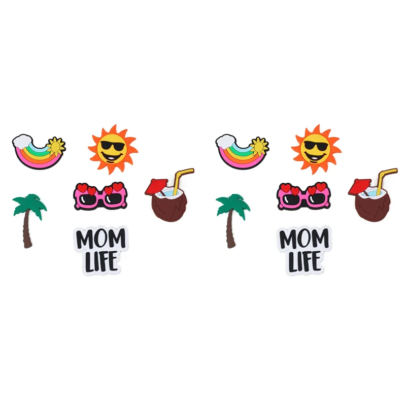 

Подвески для сумок A93E для Boggbag — 12 шт., подвески для сумок универсального размера — 6-дюймовые аксессуары для пляжных сумок, вставки для пляжного повседневного использования