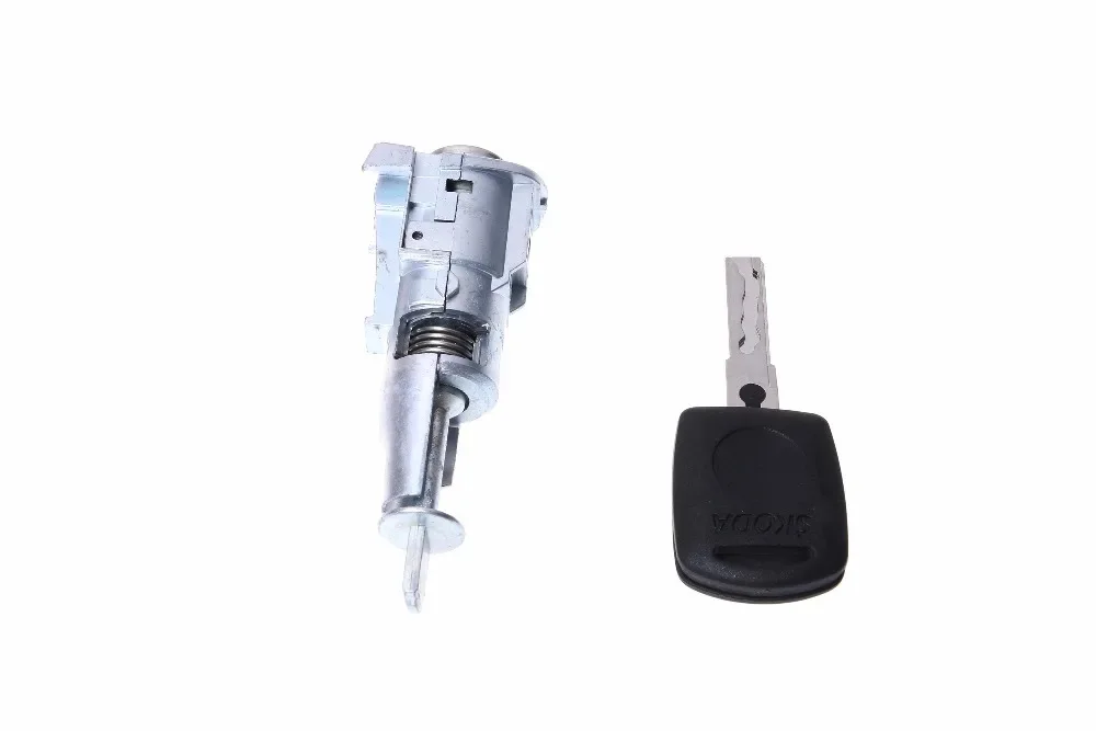 Replacement Centrol Door Lock For Skoda Octavia Superb lock core of Left Front car Door Lock With key