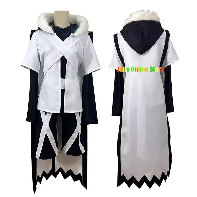 

Game Undertale XTALE Cross Sans Anime Cosplay Costume White Cloak Cape Combats Uniform Adult Man Woman Halloween Party Suit