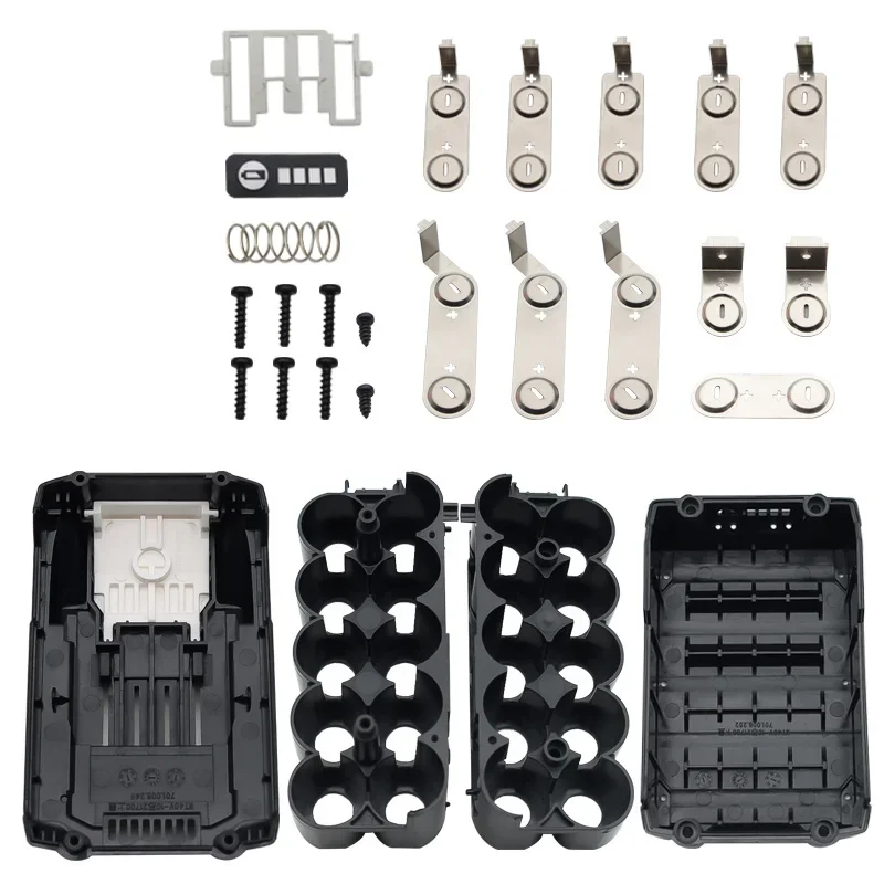 10 X 21700 Li-ion Battery Plastic Case PCB Charging Circuit Board Shell Box For MAKITA 40V Lithium BL4040 BL4025 BL4080 Housings