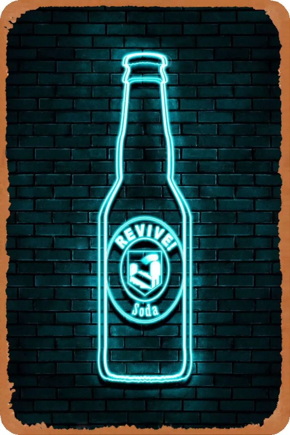 Revive Wall Neon Perk-a-Cola Metal Tin Signs  Decor Funny Chic Art Wall Decort Home Yard Signs Bar Hotel Cafe Pub Indoor Outdoor