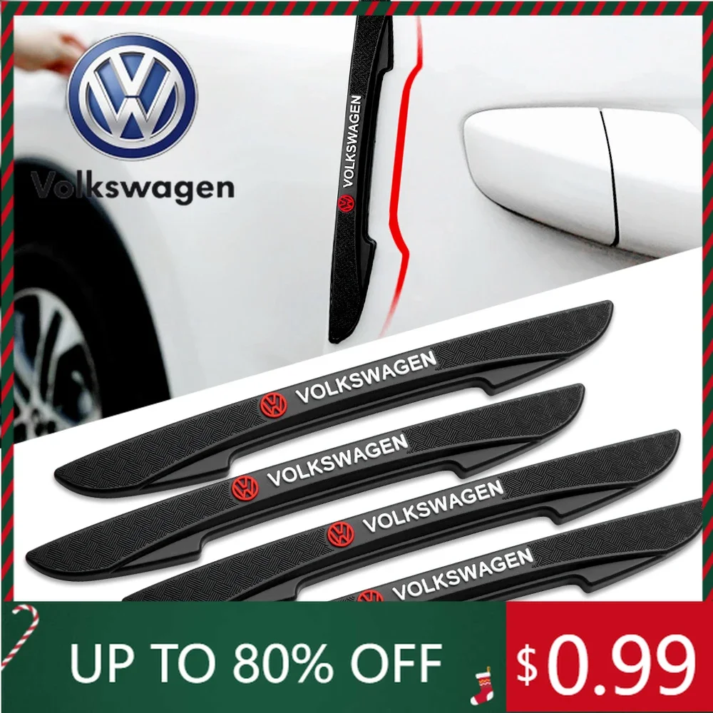 

For VW Volkswagen Jetta MK5 Golf 4pcs Transparent Protective Stickers Car Door Rearview Mirror Anti-collision Guard Decals For V