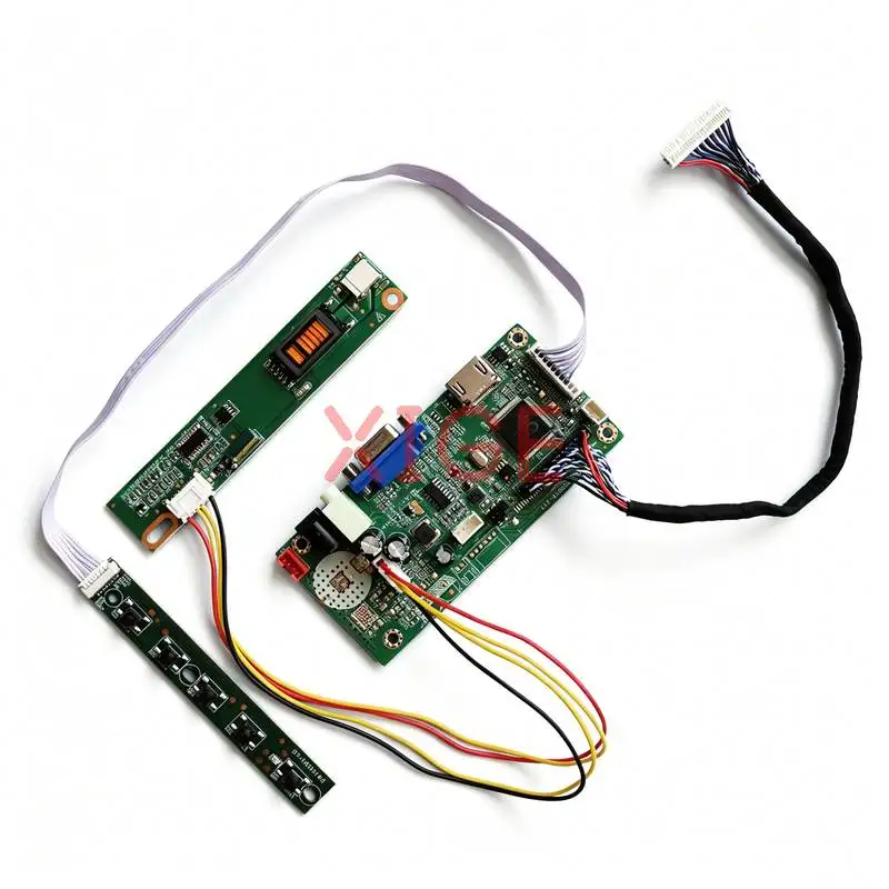 Monitor Controller Drive Board Fit N150P5 HSD150PK17 HSD150PK14 ITSX95 HDMI+VGA 1400x1050 LVDS 30-Pins 1400*1050 1-CCFL DIY Kit