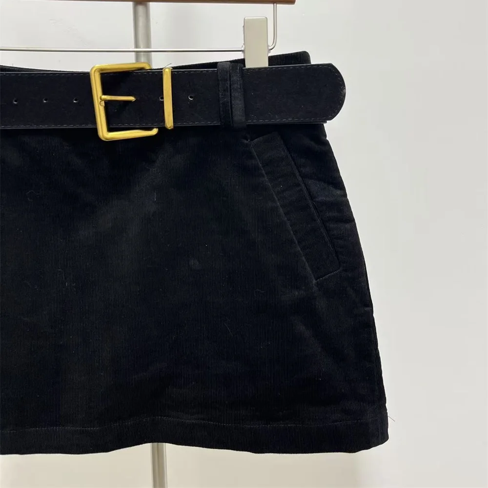 تنورة قصيرة نسائية صيفية موديل 2025 مع حزام، جاهزة، عالية الخصر، طراز Y2K، موضة جديدة، جودة عالية، تنورة متعددة الاستخدامات #5