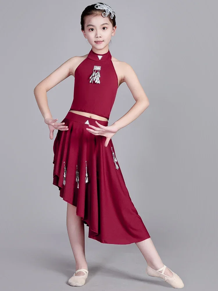 Nowa mniejszość paw taniec Dai kostium taneczny kostium wydajnościowy dziewczyny rybi ogon odzież do tańca ludowego tancerz hmong