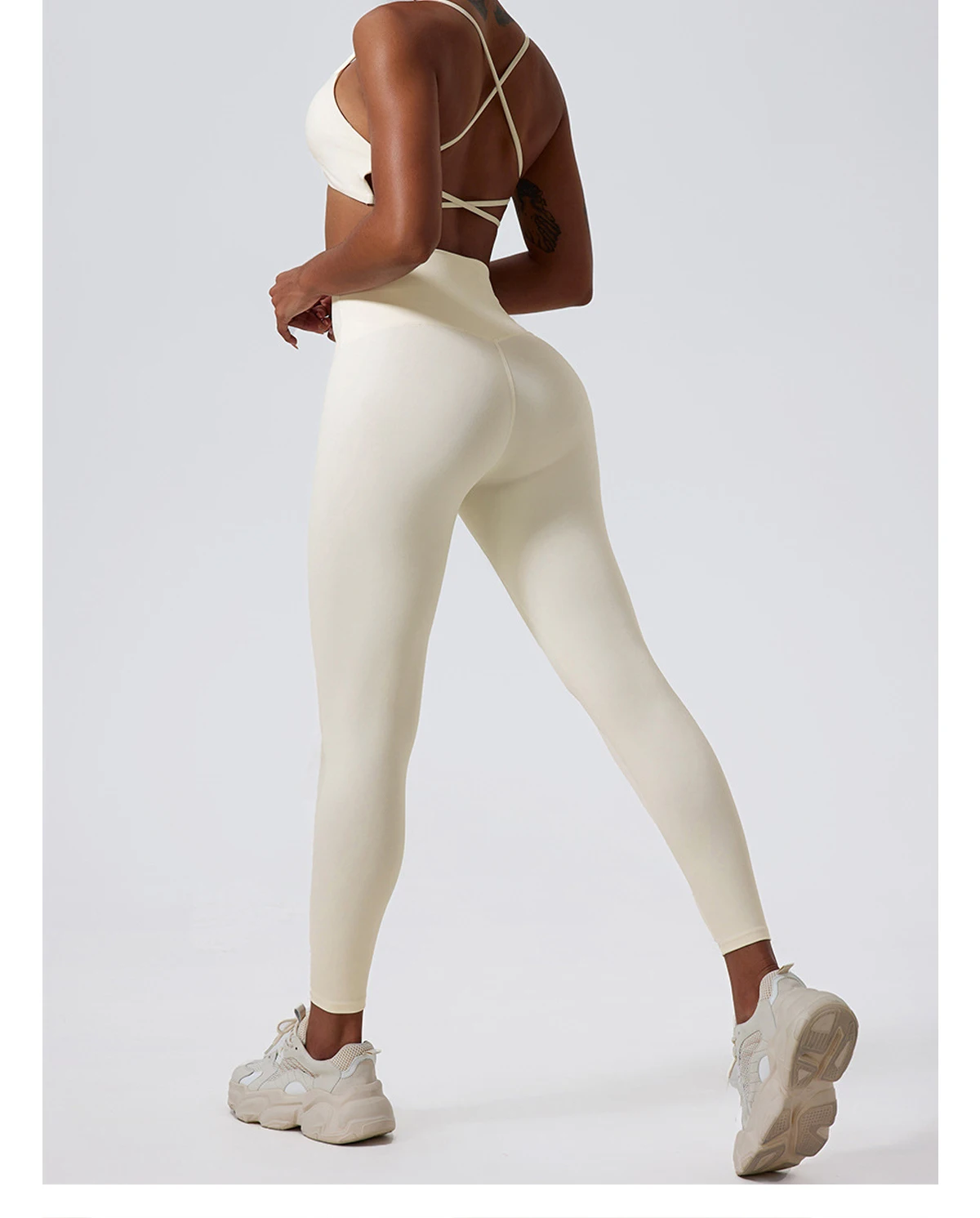 Hearuisavy Sommer Damen Sport-BH Unterwäsche Sportbekleidung Gym-Top Yoga-Kleidung Atmungsaktiv Schnelltrocknend Lauf-Pilates-Fitness-Top – Detail 35