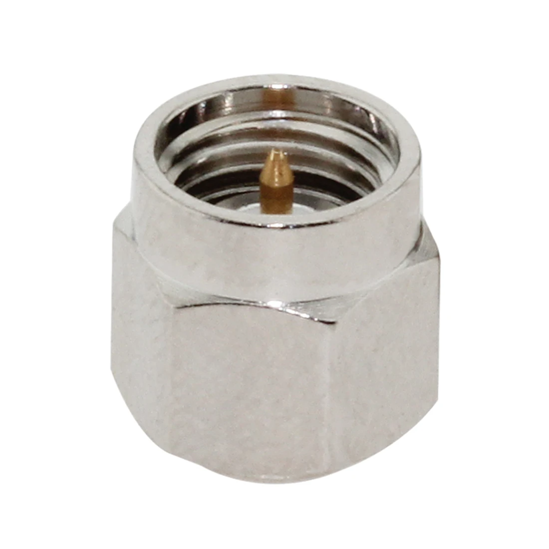 Adaptador coaxial de carga macho SMA 6G RF, convertidor recto niquelado, venta al por mayor, nuevo, 1 ud.